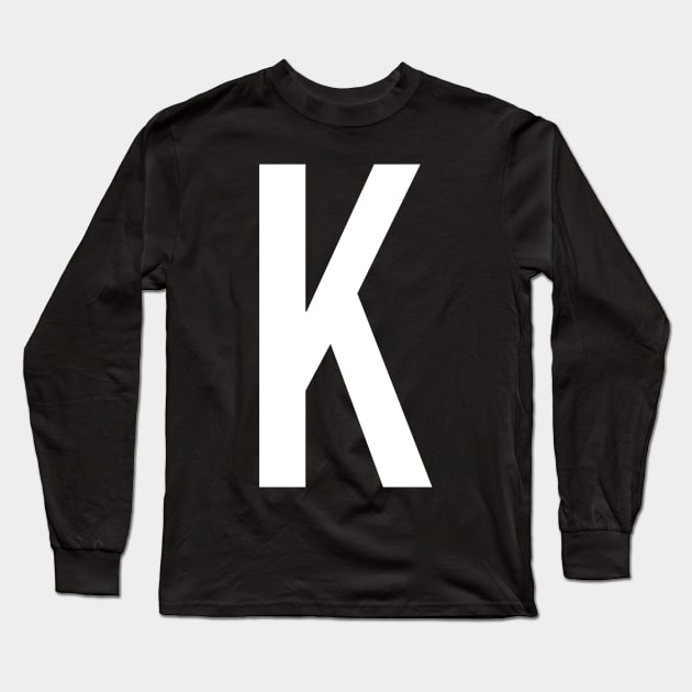 K Long Sleeve T-Shirt by StickSicky